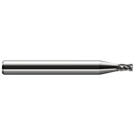 Harvey Tool 3/8 in. Cutter dia. x 0.0600 in. Radius x 0.5700 in.  Carbide Corner Radius End Mill, 4 Flutes 915260